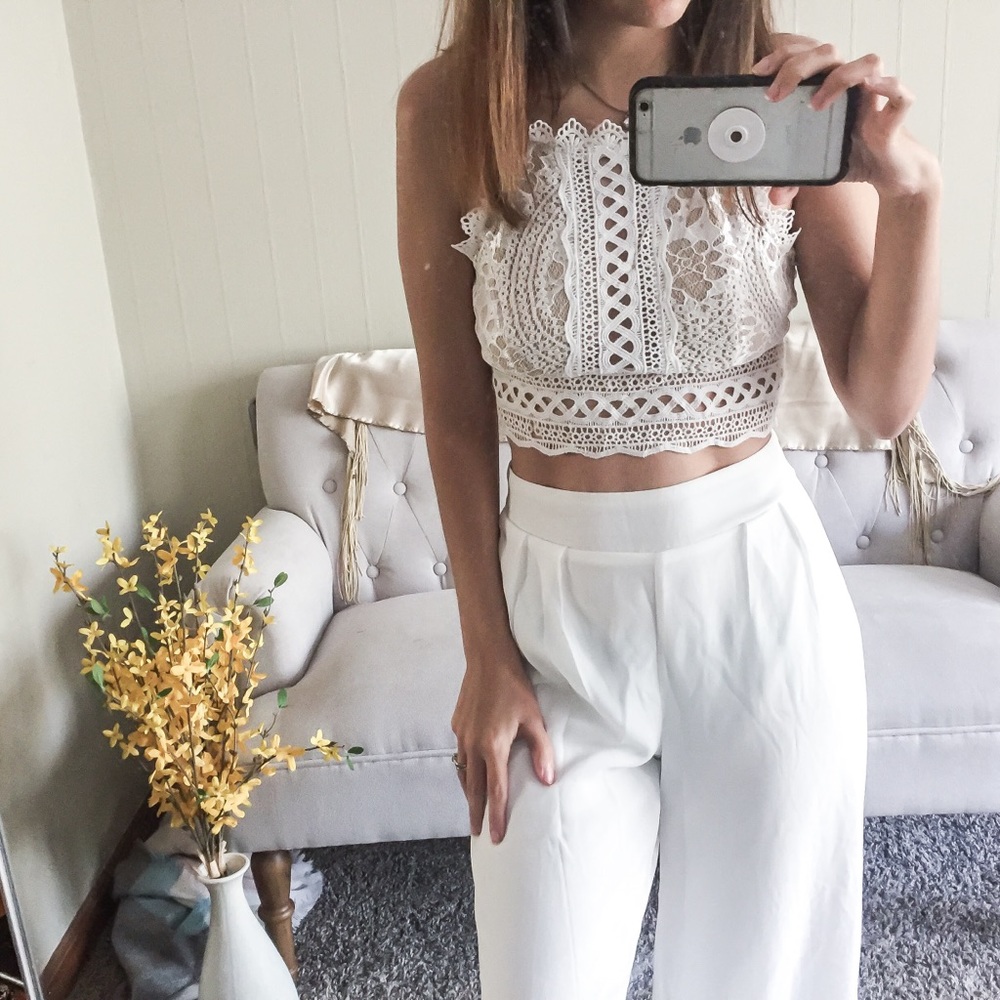 Rio de Janeiro White Chiffon Set - Picture 2 of 9